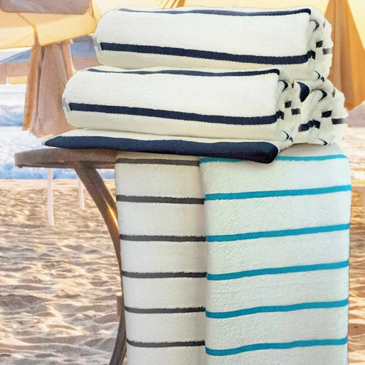 GPH Collection Horizontal Stripes Pool Towels-0