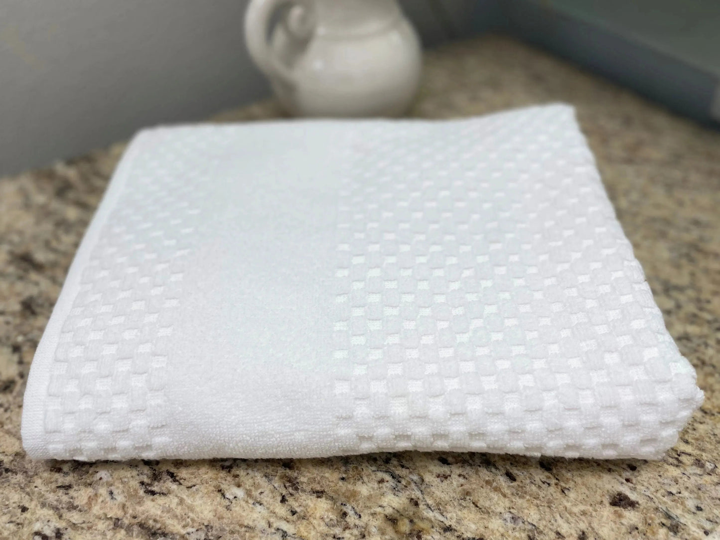 GTY Collection Zero Twist Premium Towels All over Checker Design-2