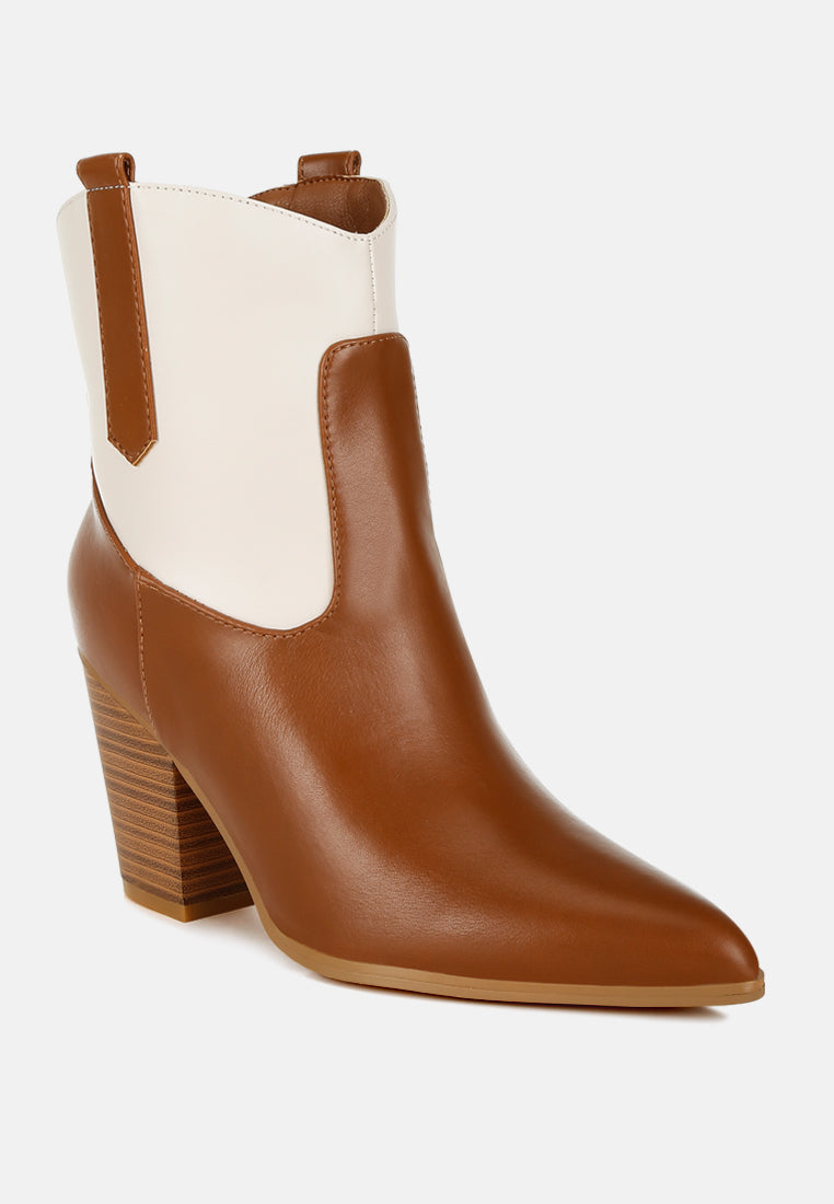 Gallops Two Tone Cowboy Boots-1