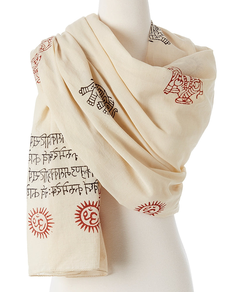 Ganesh Mantra Shawl-0