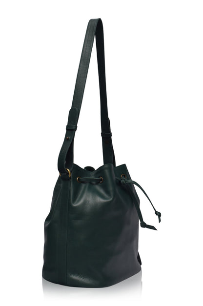 Geneva Drawstring Leather Bag-3