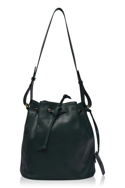 Geneva Drawstring Leather Bag-2