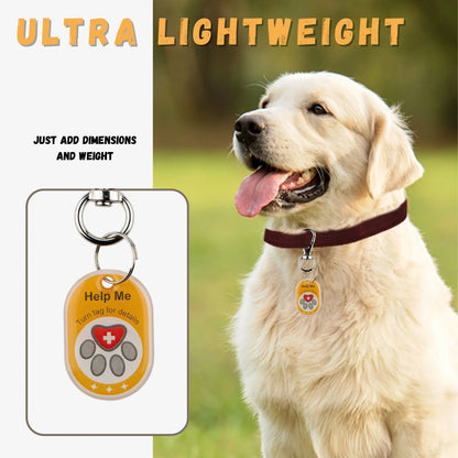 Genie Pet Tag Oval-2