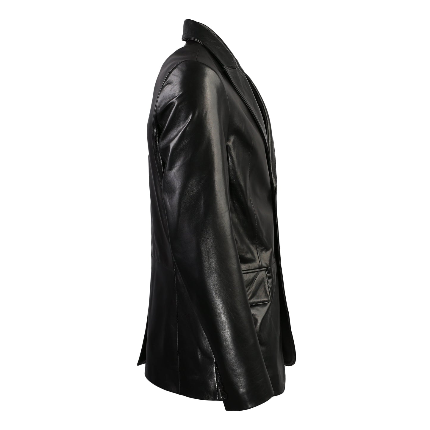 Gerard Mens 2 Button New Zealand Leather Blazer-2