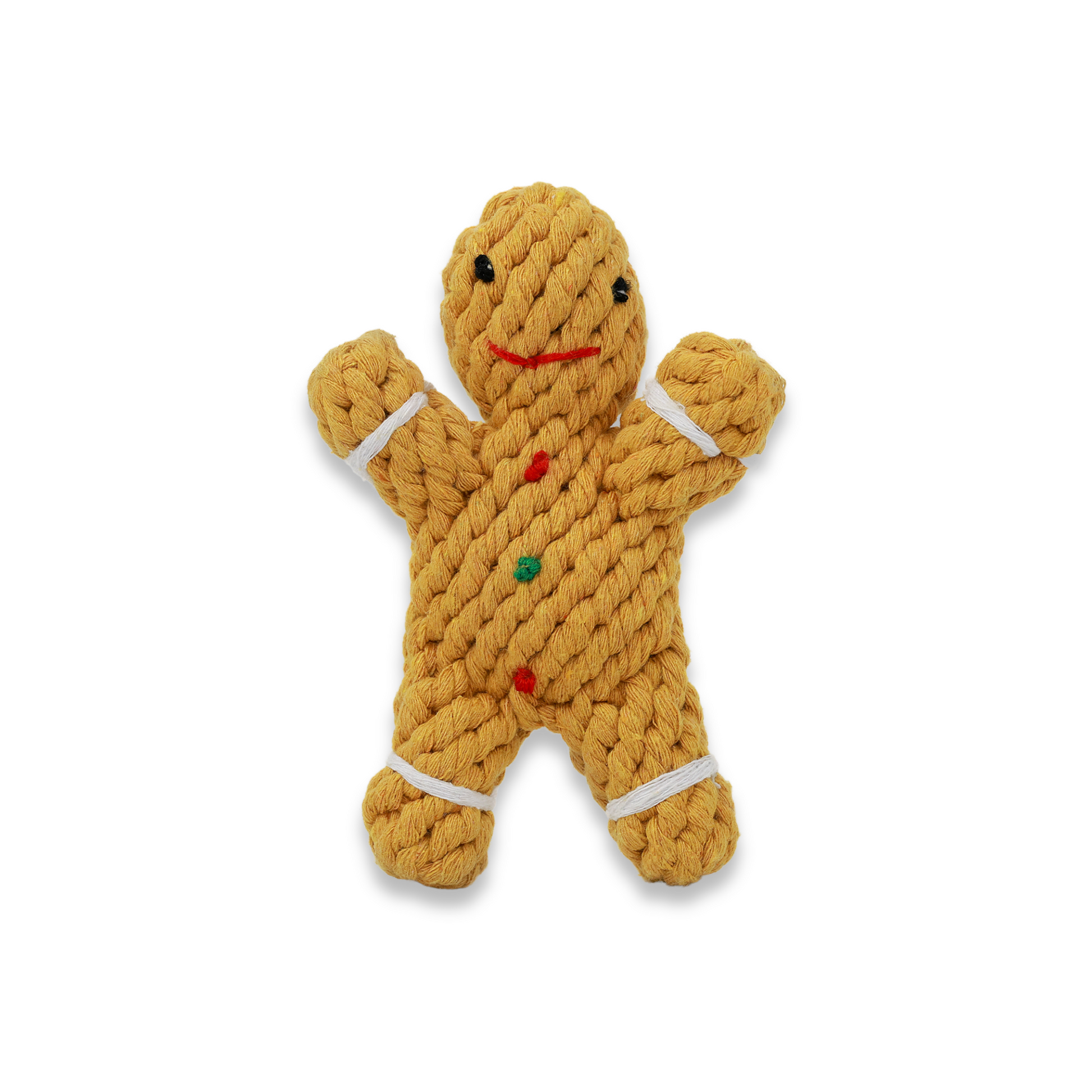 Gingerbread Man Rope Toy-0