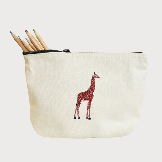 Make Up Pouch - Giraffe-0