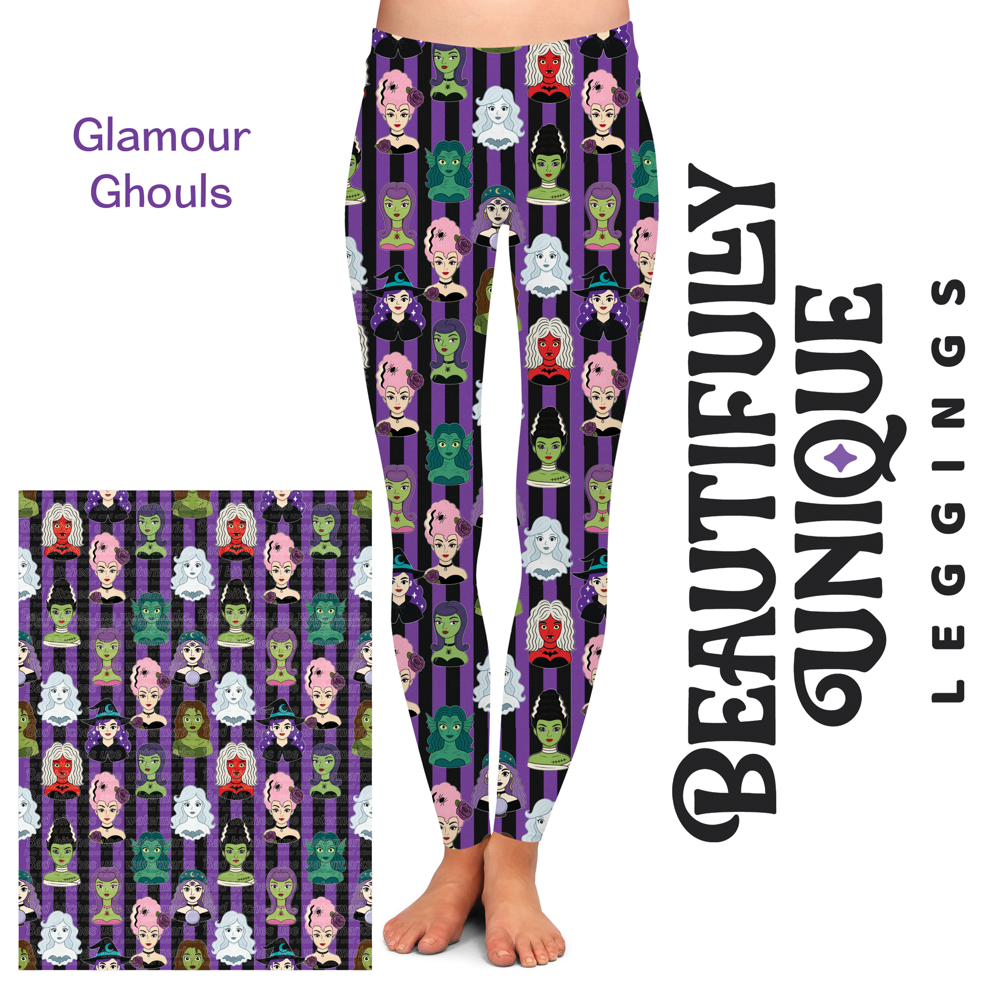 Glamour Ghouls Exclusive Leggings - High-quality Handcrafted Vibrant-0