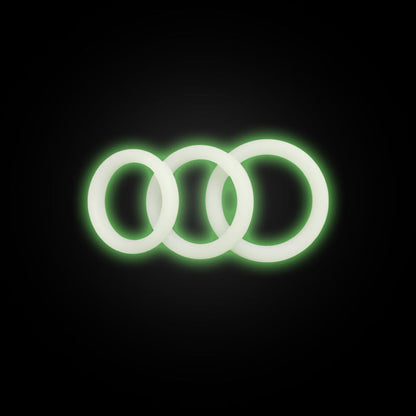 Go Glow Cock Rings-3 Sizes-3