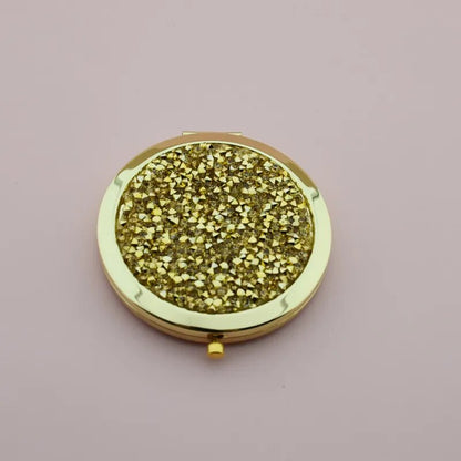 Crystal Double-Sided Portable Mini Mirror-2