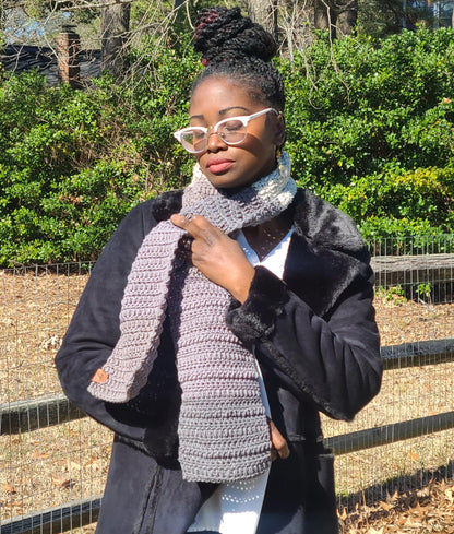 Blends of Gray Scarf-1