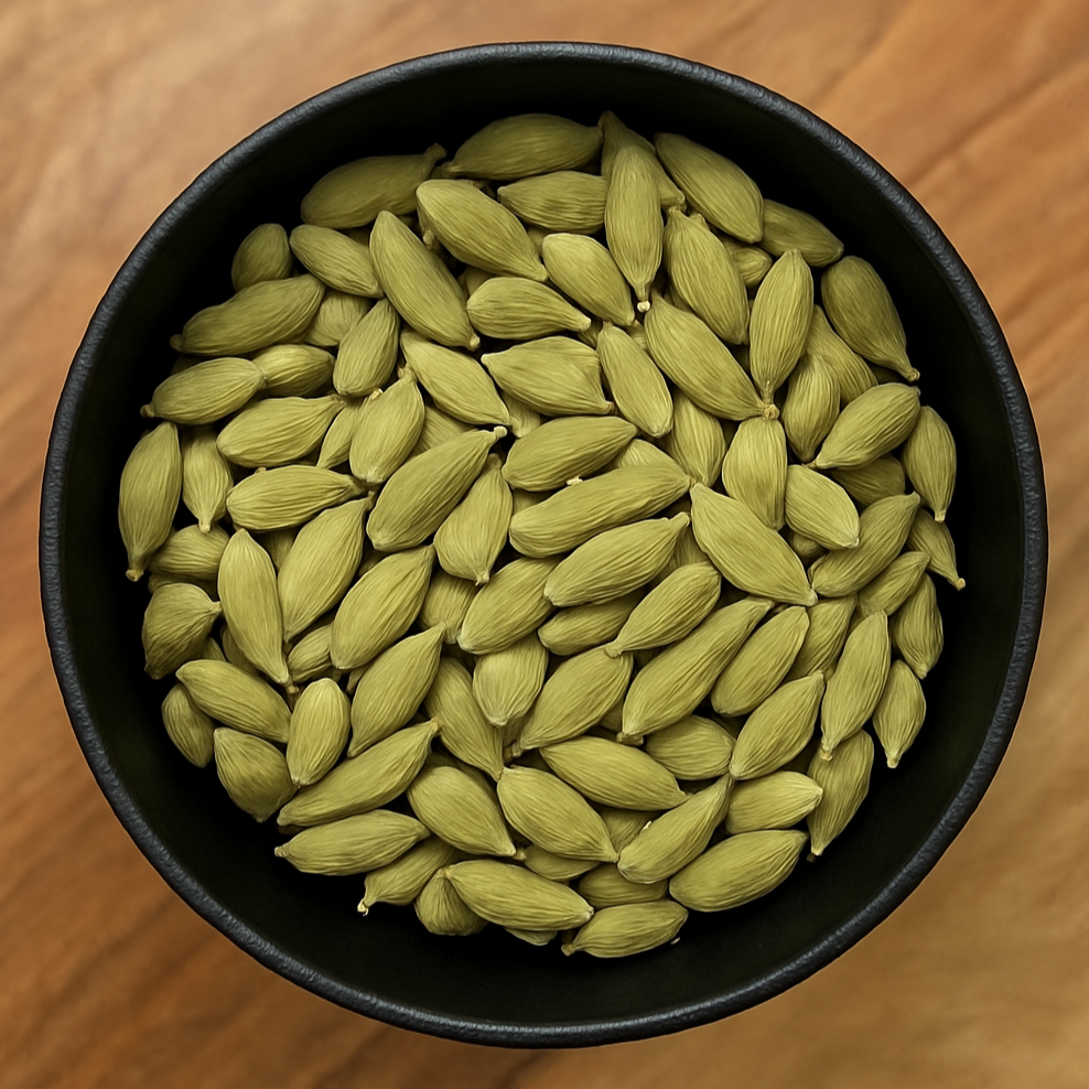 Green Cardamom Pods Whole (Elettaria Cardamomum)-0