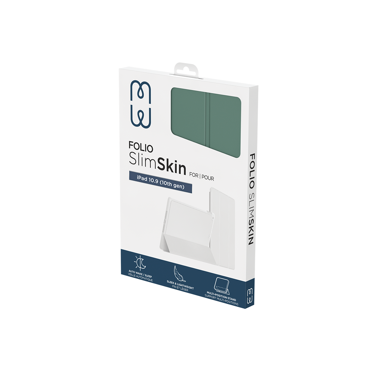 Folio SlimSkin iPad 11 & 10.9" (2025/22 - 11/10th gen) - Vert-2