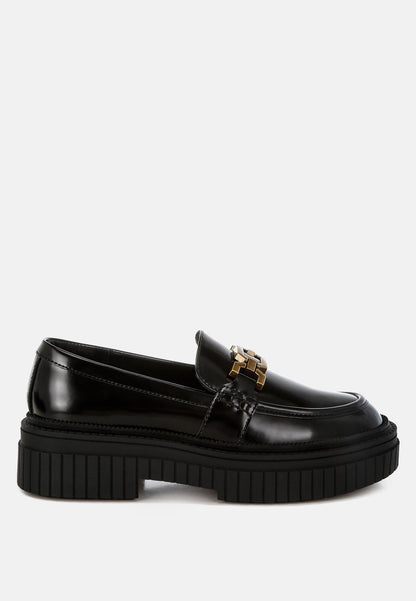 Grosbeak Horsebit Chunky Loafers-5