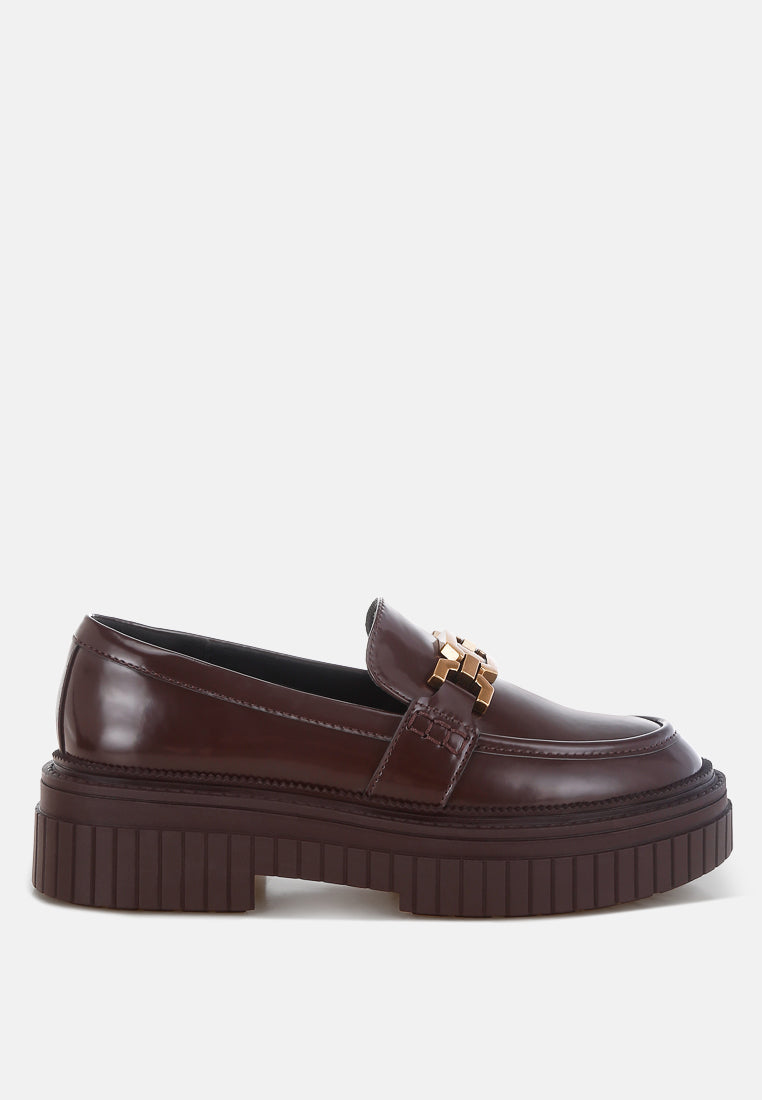 Grosbeak Horsebit Chunky Loafers-2