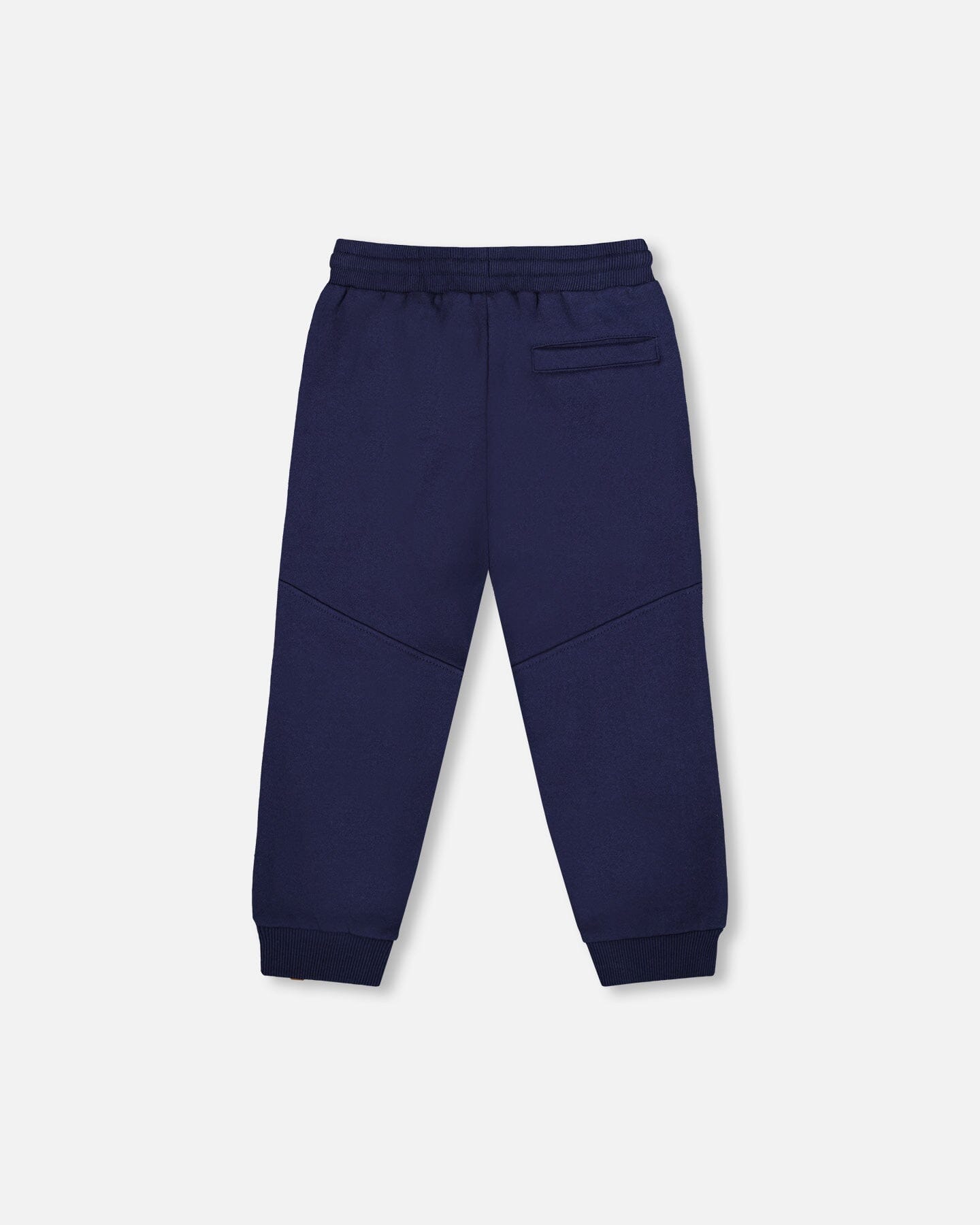 Fleece Sweatpants With Pockets Navy Blue-2