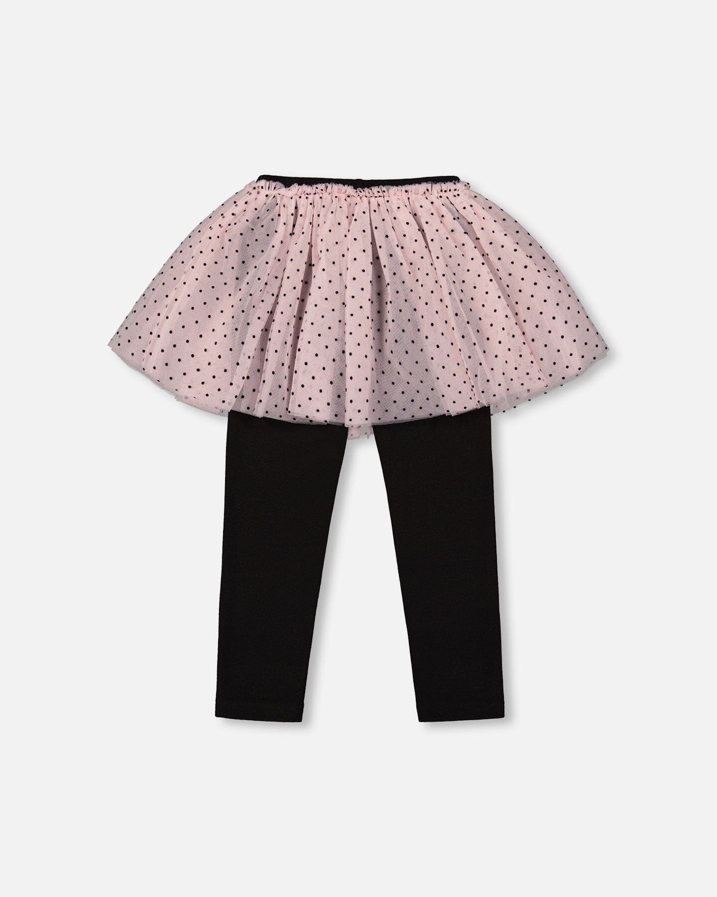 Leggings With Tulle Skirt Pink And Black-2