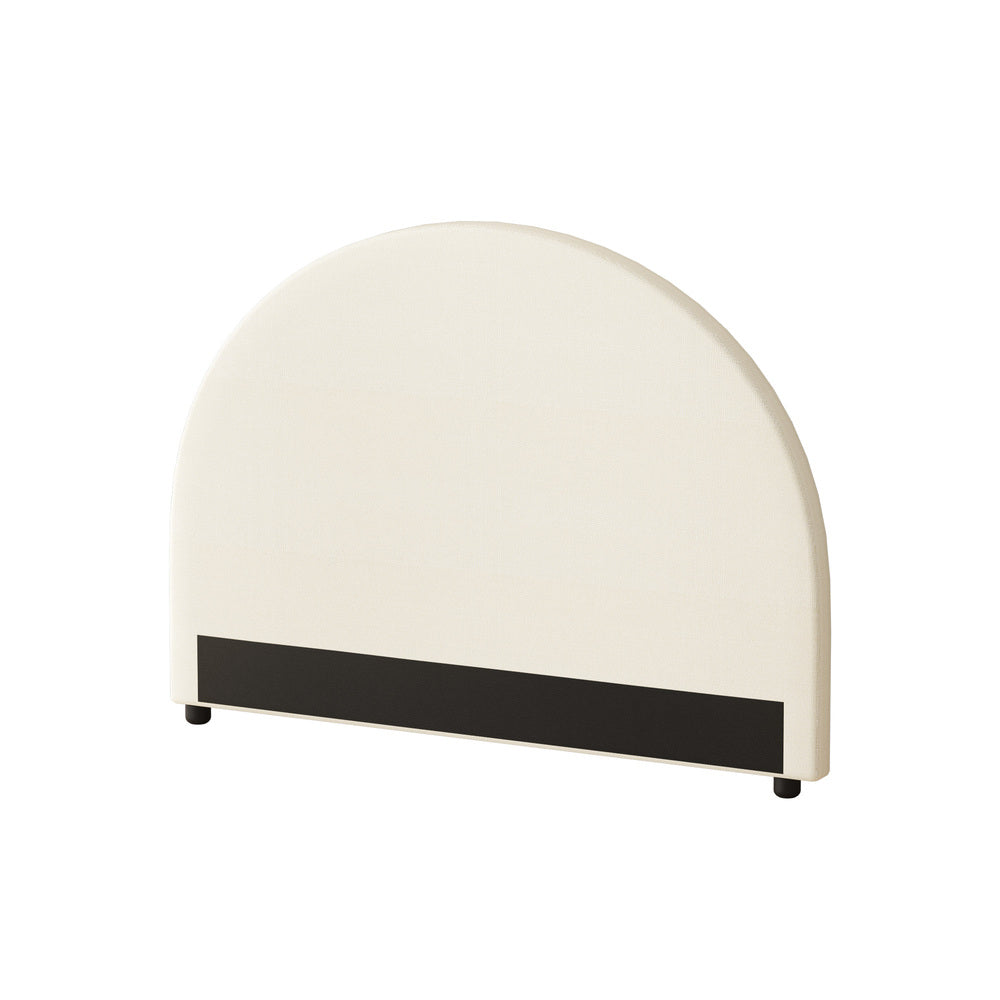 NNEED Bed Head Single Size Headboard Fabric Beige-0
