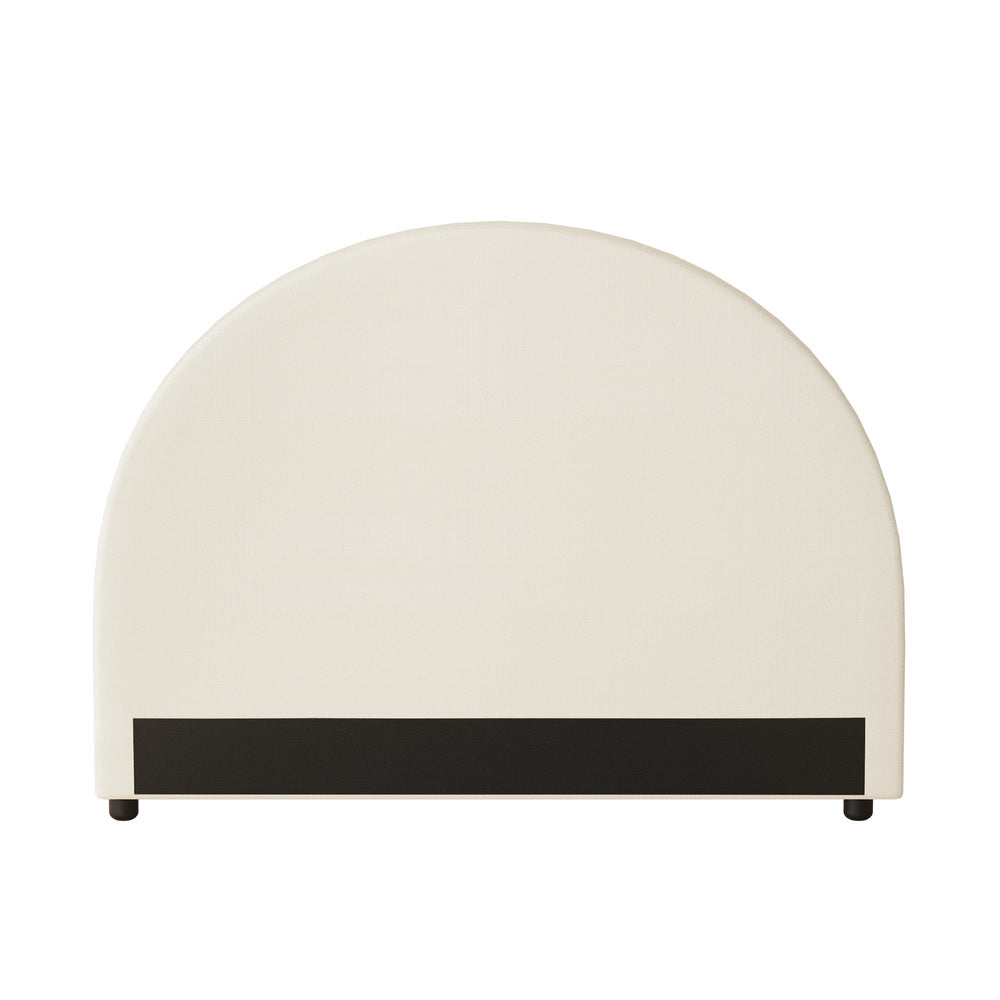 NNEED Bed Head Single Size Headboard Fabric Beige-3