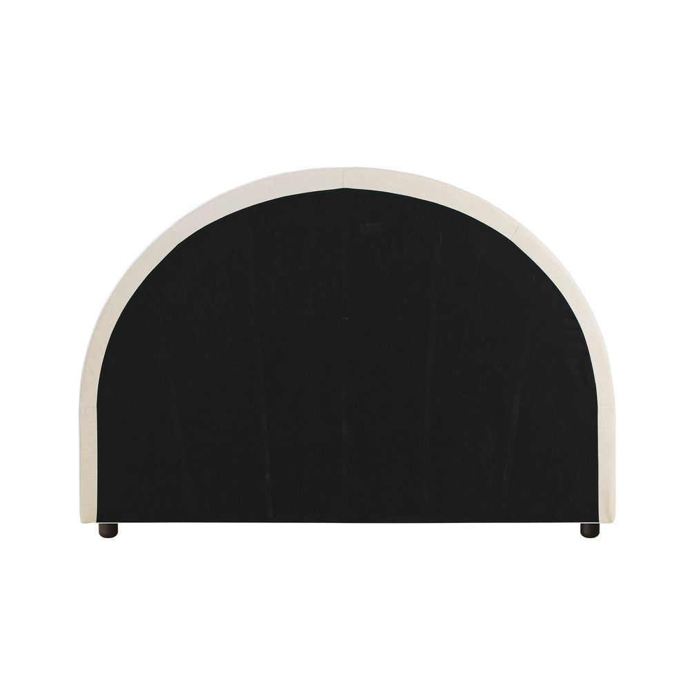 NNEED Bed Head Single Size Headboard Fabric Beige-1