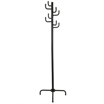 Black Metal Coat Rack Entry Hall Tree Hat Rack-1