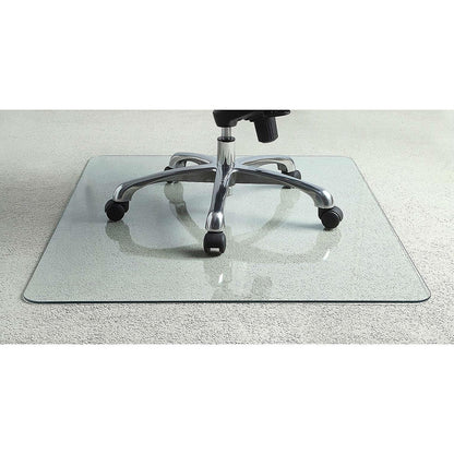 Heavy Duty 36 Inch Tempered Glass Chair Mat-0