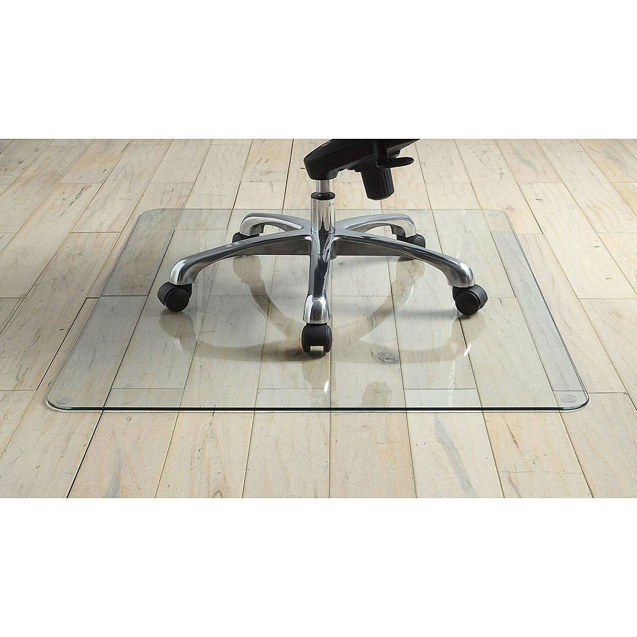 Heavy Duty 50 Inch Tempered Glass Chair Mat-1