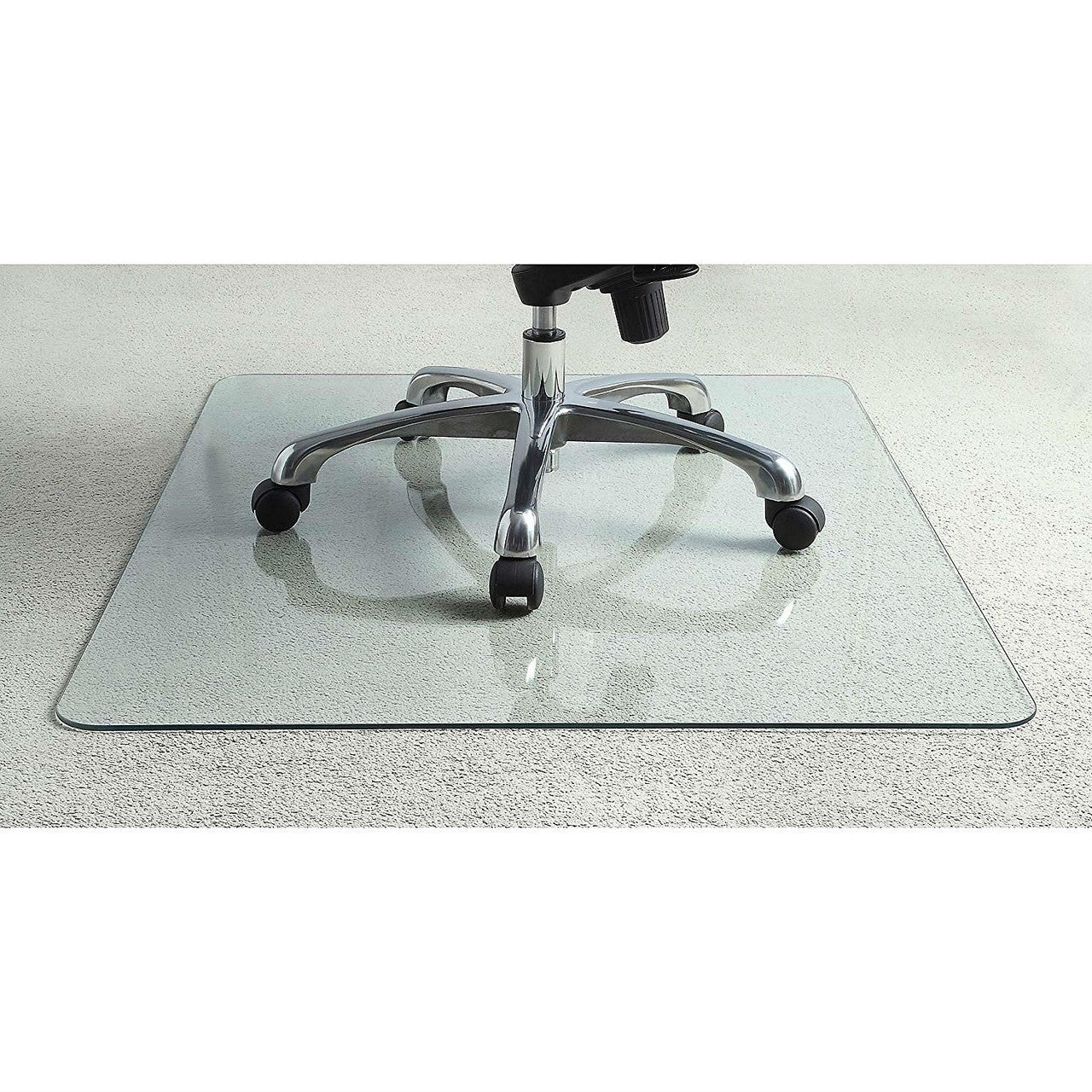 Heavy Duty 50 Inch Tempered Glass Chair Mat-2