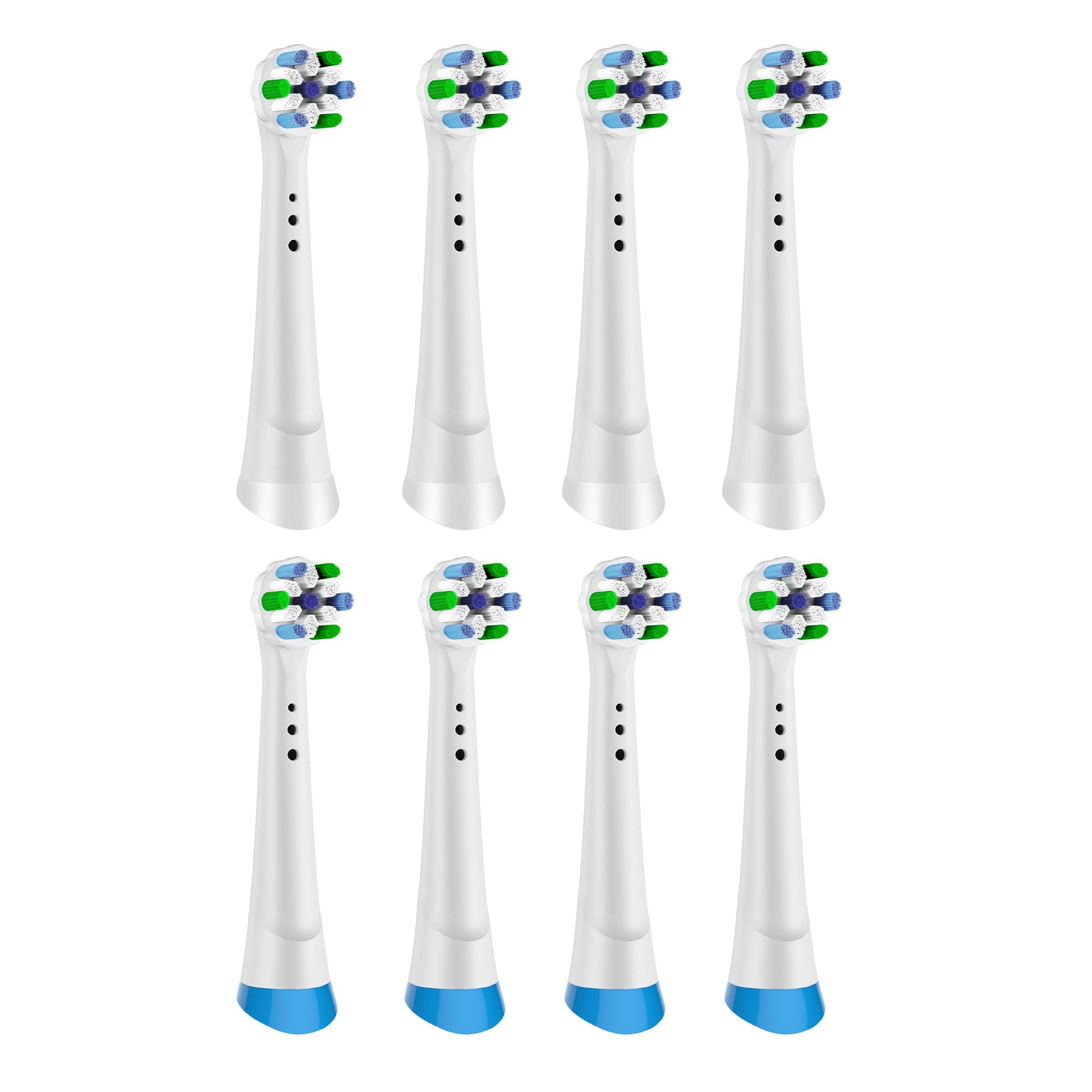 8-Pack Replacement Brush Heads Compatible with Oral-B iO Series 2–10-0