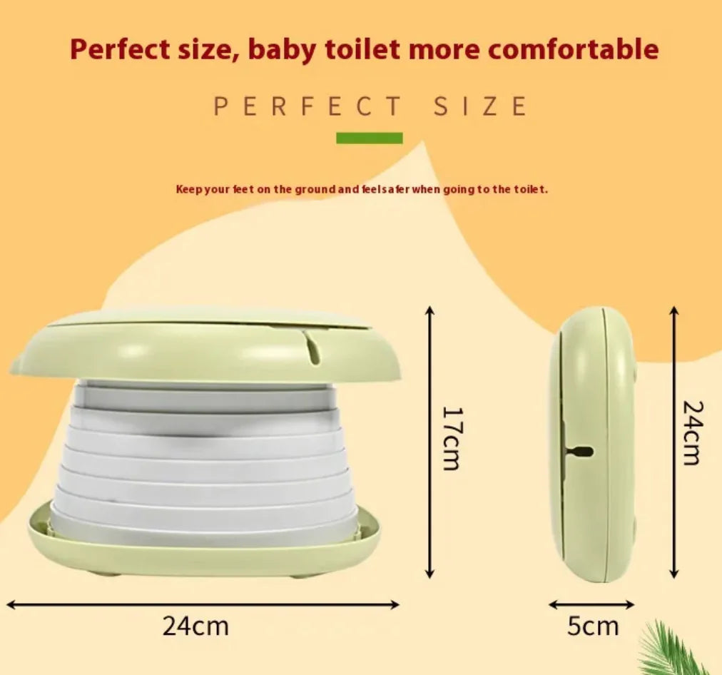 Children's Foldable Cartoon Toilet