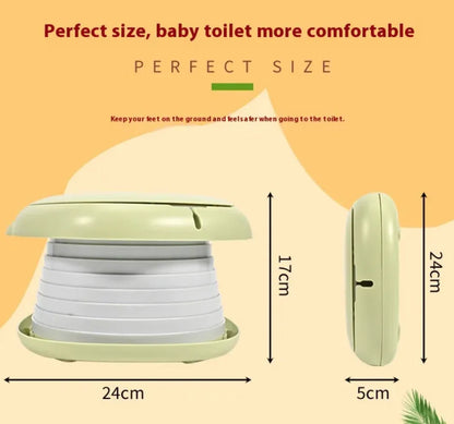 Children's Foldable Cartoon Toilet