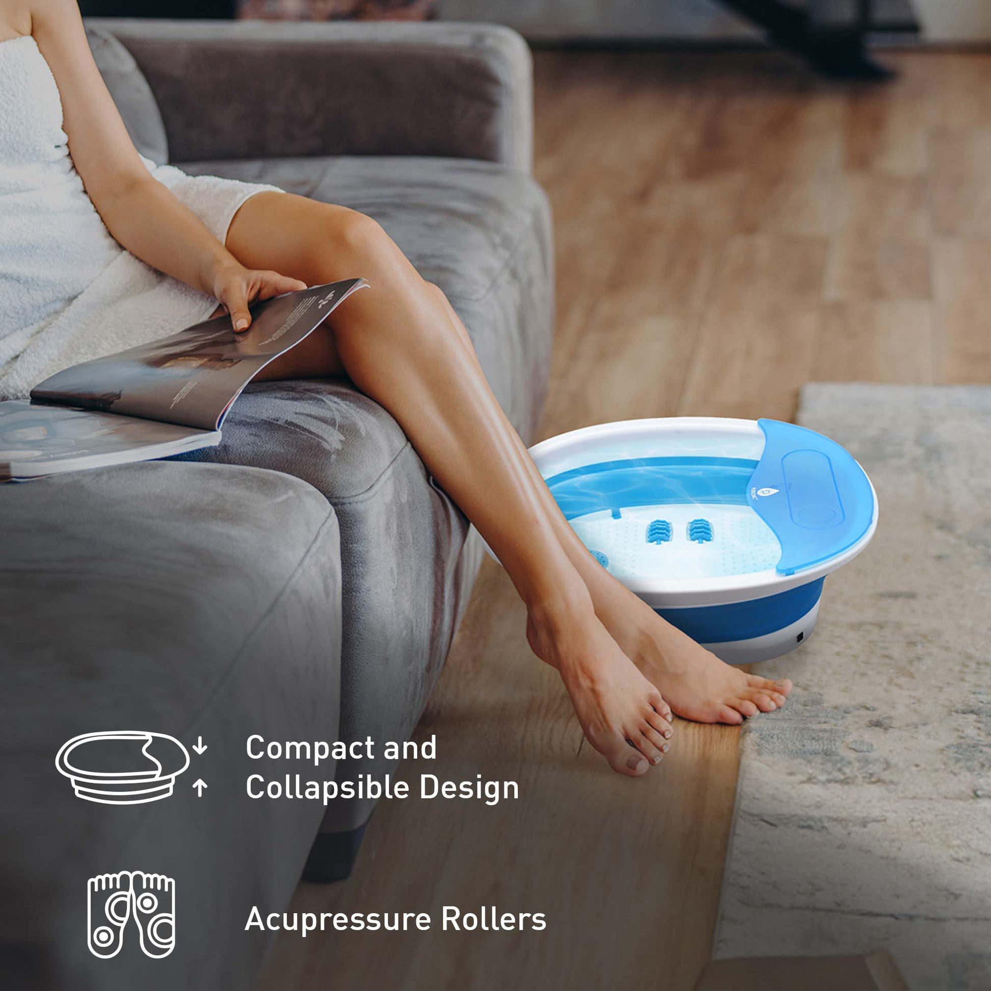 Head-to-Toe Relaxation Bundle: Massage Gun, Neck & Shoulder Stretcher, Foot Massager-1