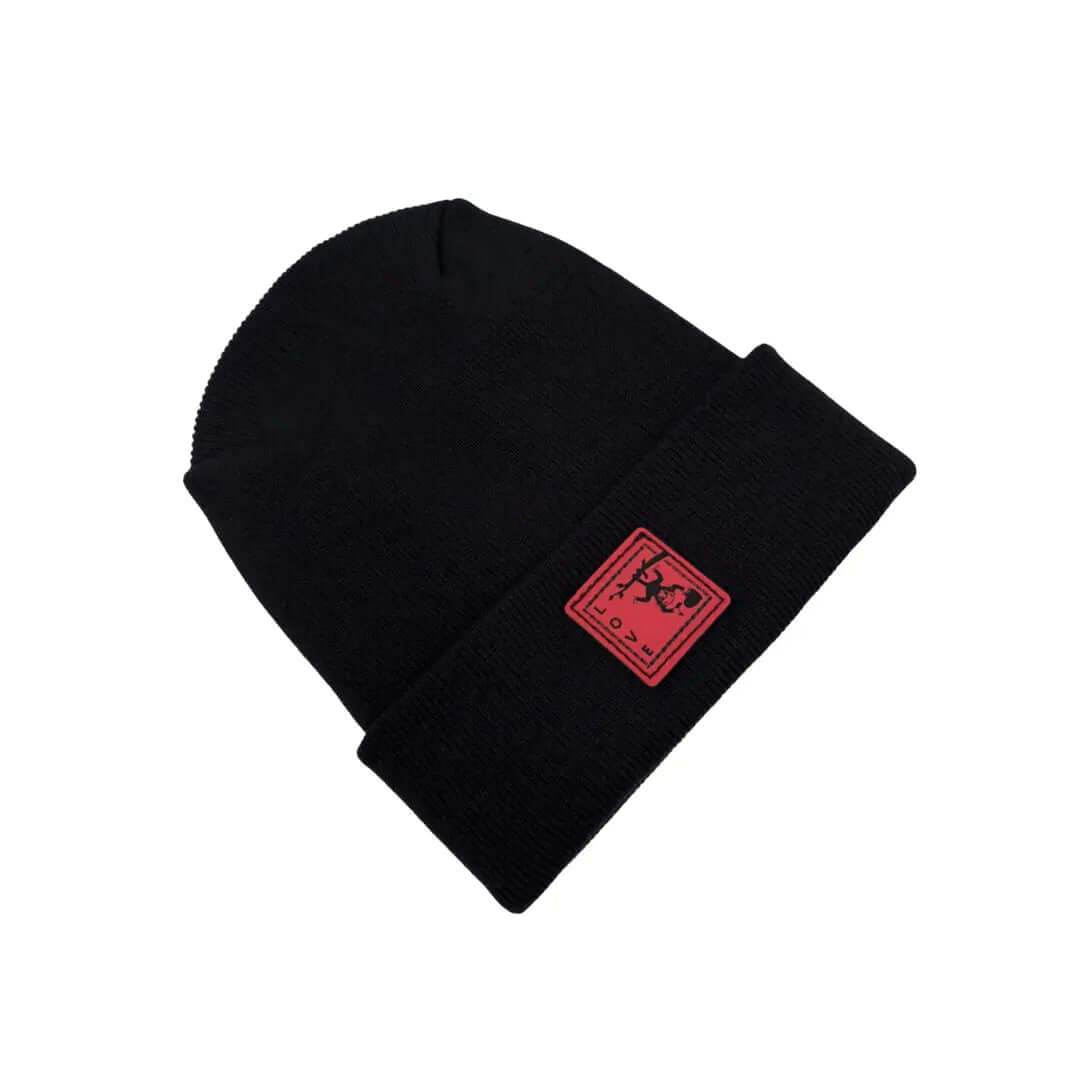 Haakwear Exclusive Love-Inspired H-Stitch Beanie – Limited Edition  Black Hat with Love Monkey-3