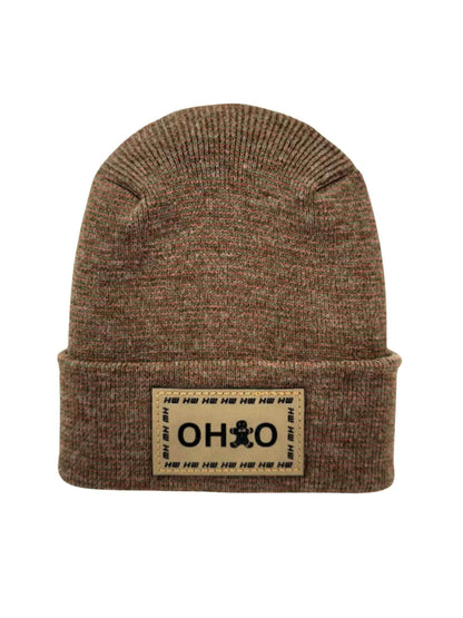 Haakwear H-Stitch Beanie Ohio, The Brown's Cookie Edition - Exclusive Christmas Hat Collection Burgundy / Green Fusion-0