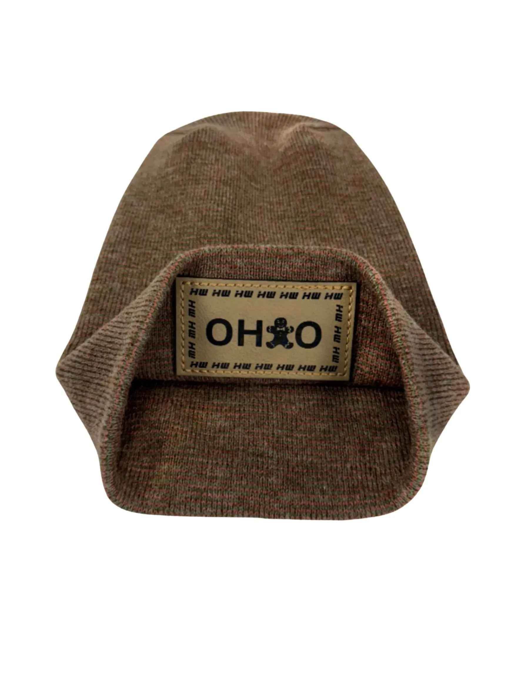 Haakwear H-Stitch Beanie Ohio, The Brown's Cookie Edition - Exclusive Christmas Hat Collection Burgundy / Green Fusion-3