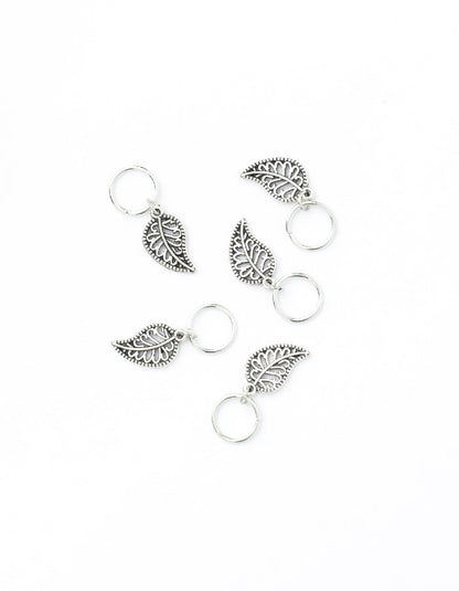 Hajékszer hajkarika medállal LEVÉL AFROline (5db)-0