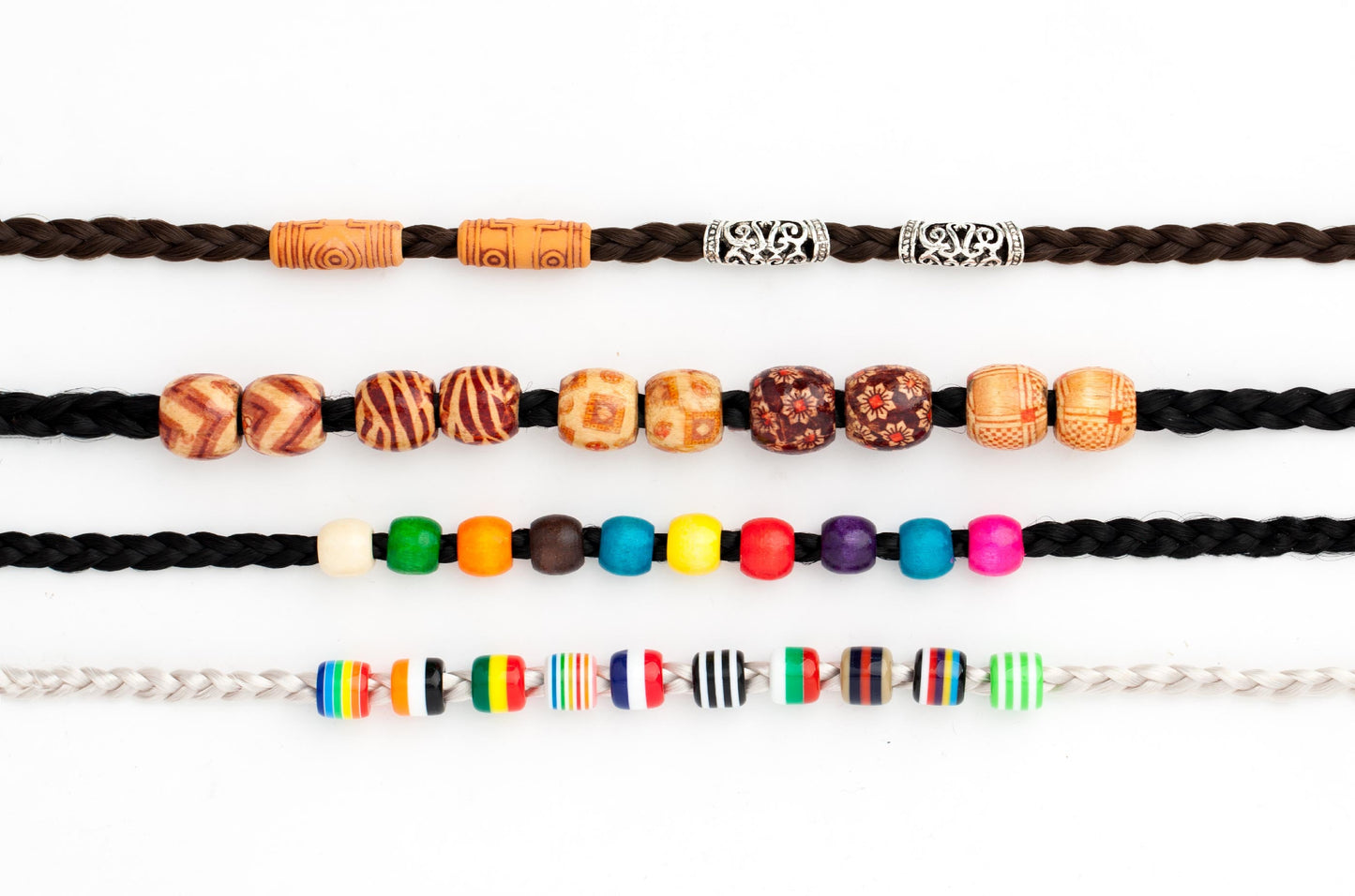 Hajgyöngy kerámia, hosszúkás AFROline (1db)-2