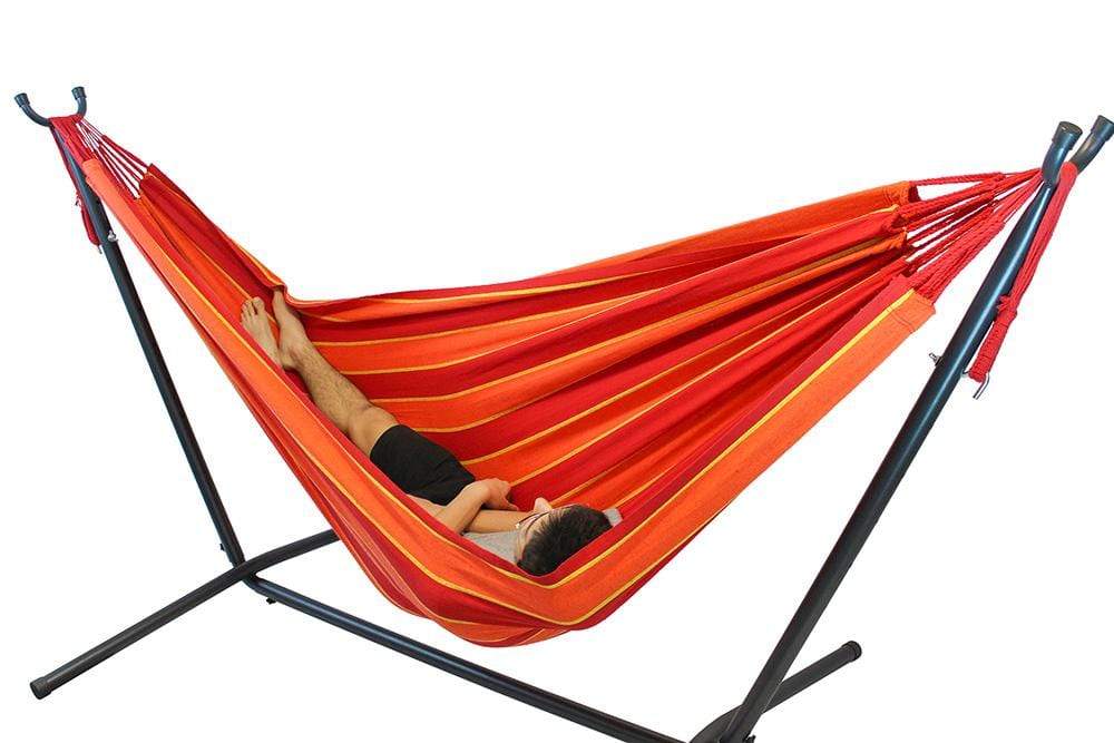 Deluxe Brazilian Double Hammock with Universal Stand - Part of the Collective Marketplace Collection-6