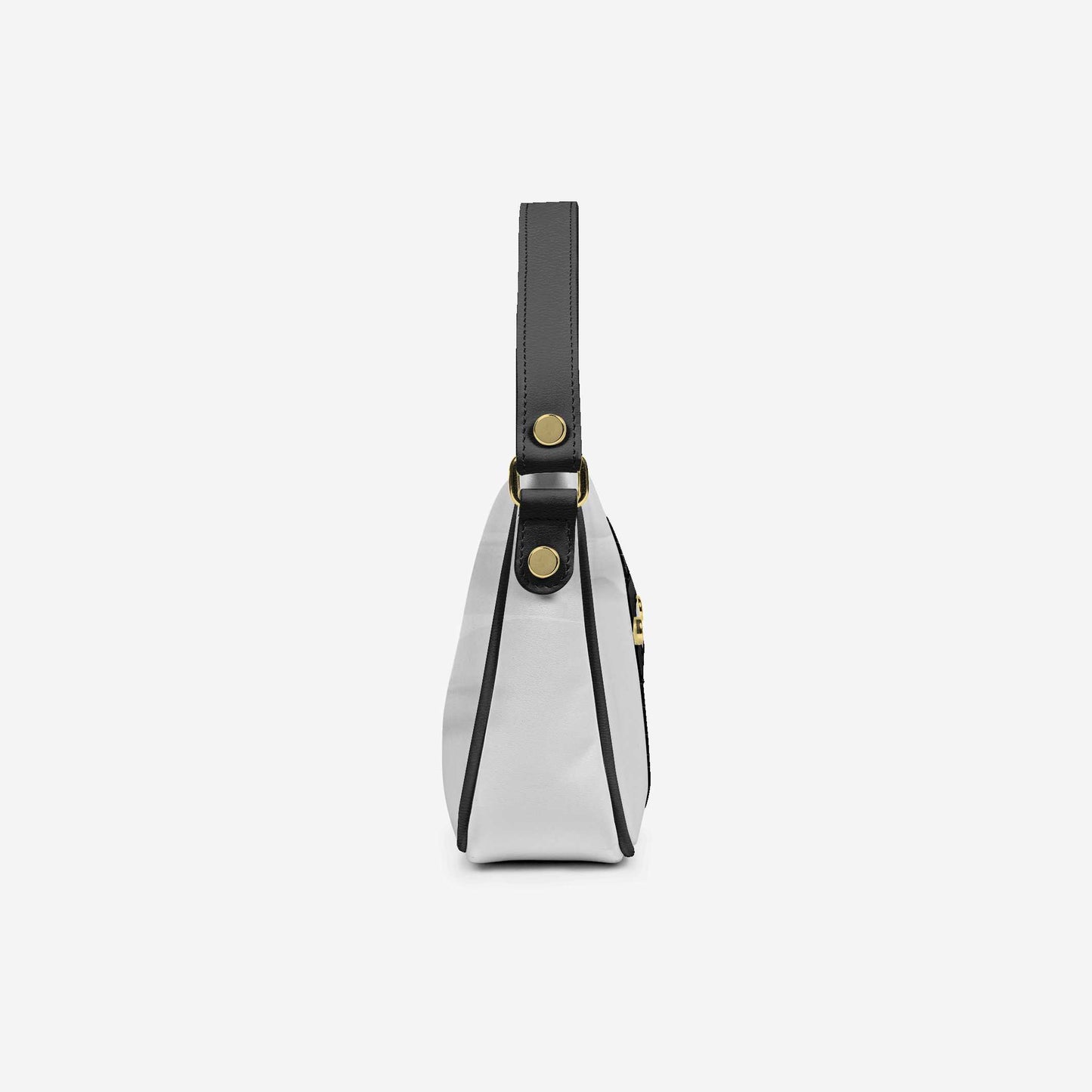 Handbag BYMANYC ® New York – Couture Vegan Vertical Band in Midnight Gold-3