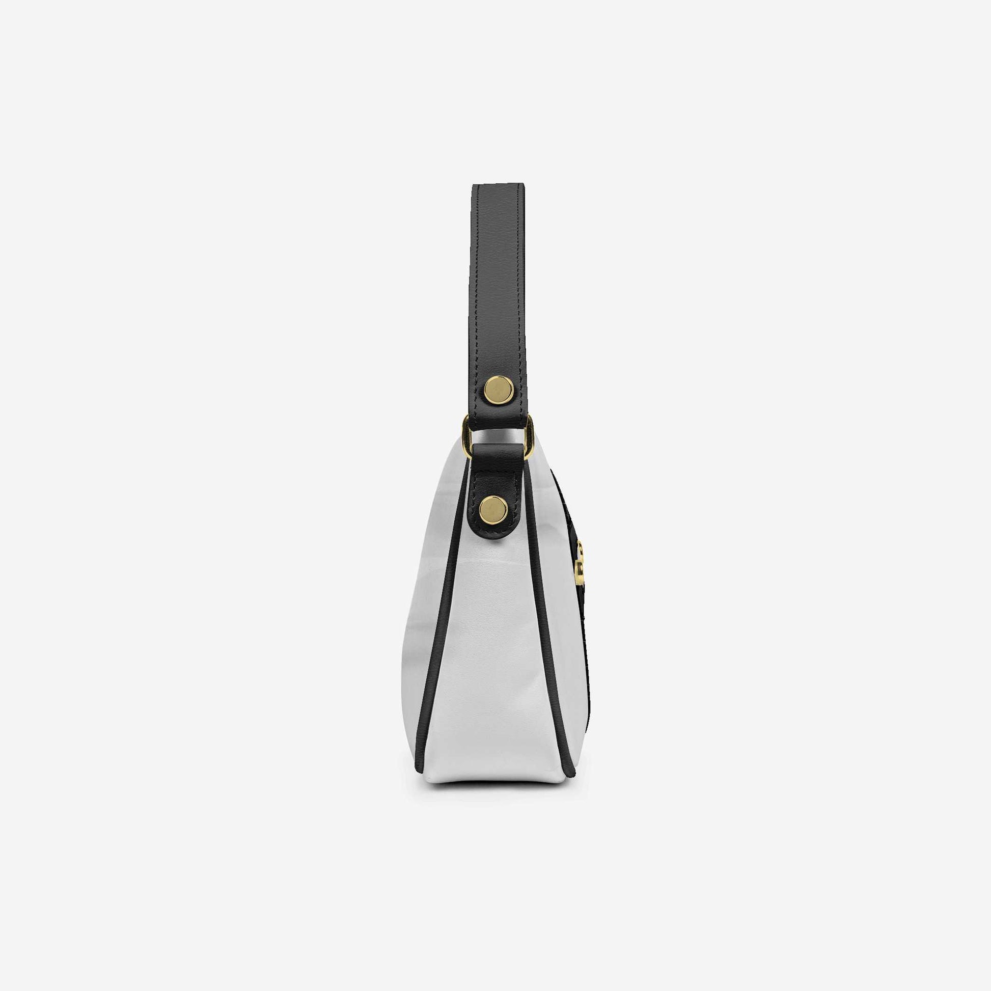 Handbag BYMANYC ® New York – Couture Vegan Vertical Band in Midnight Gold-3