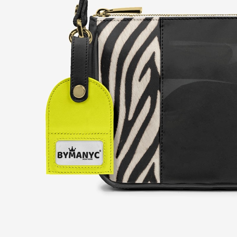 Handbag BYMANYC ® New York – Luxe Pendant Vertical Band in Ruby & Onyx-2