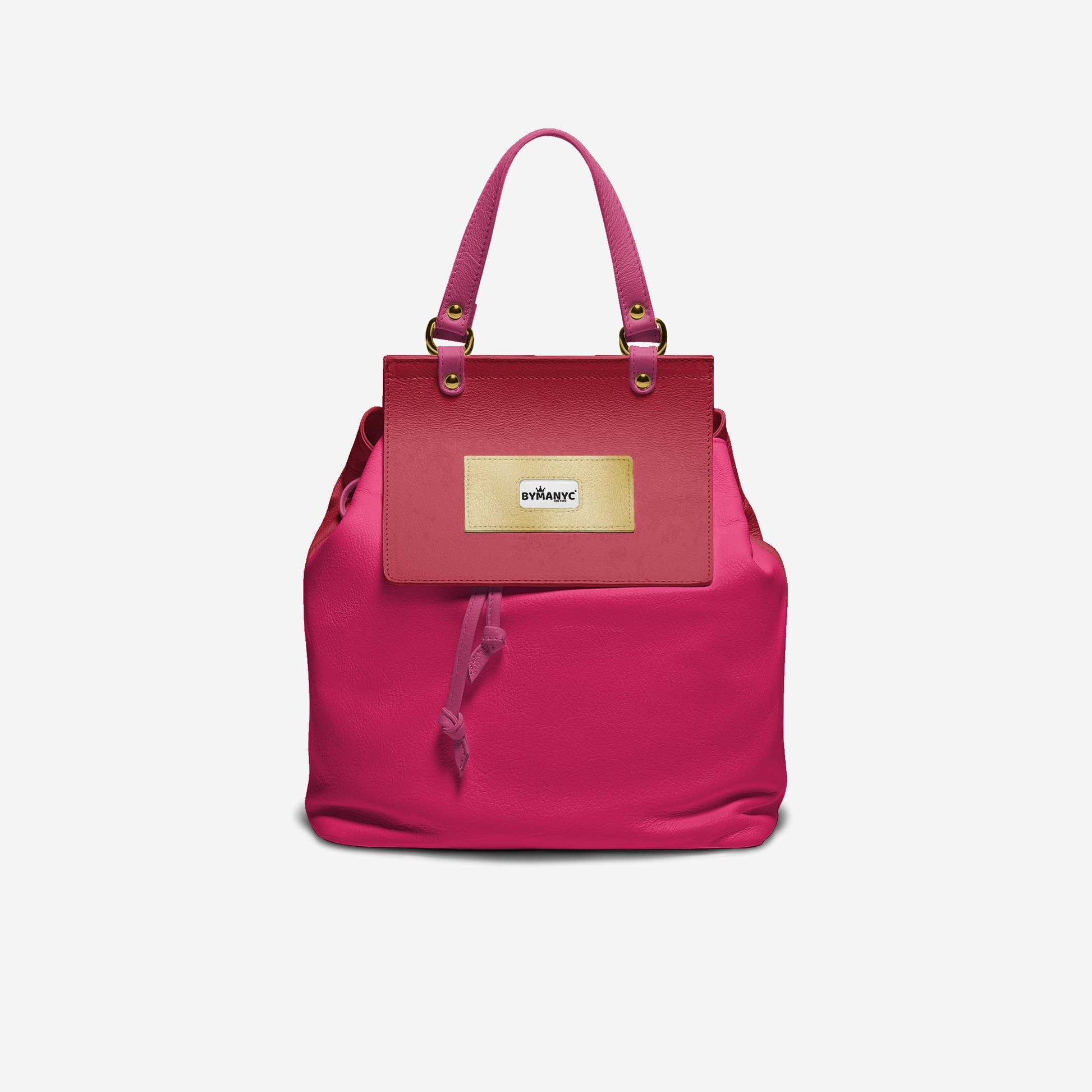 Handbag Vegan SOHO PINK – BYMANYC ® New York Made in Italy-3