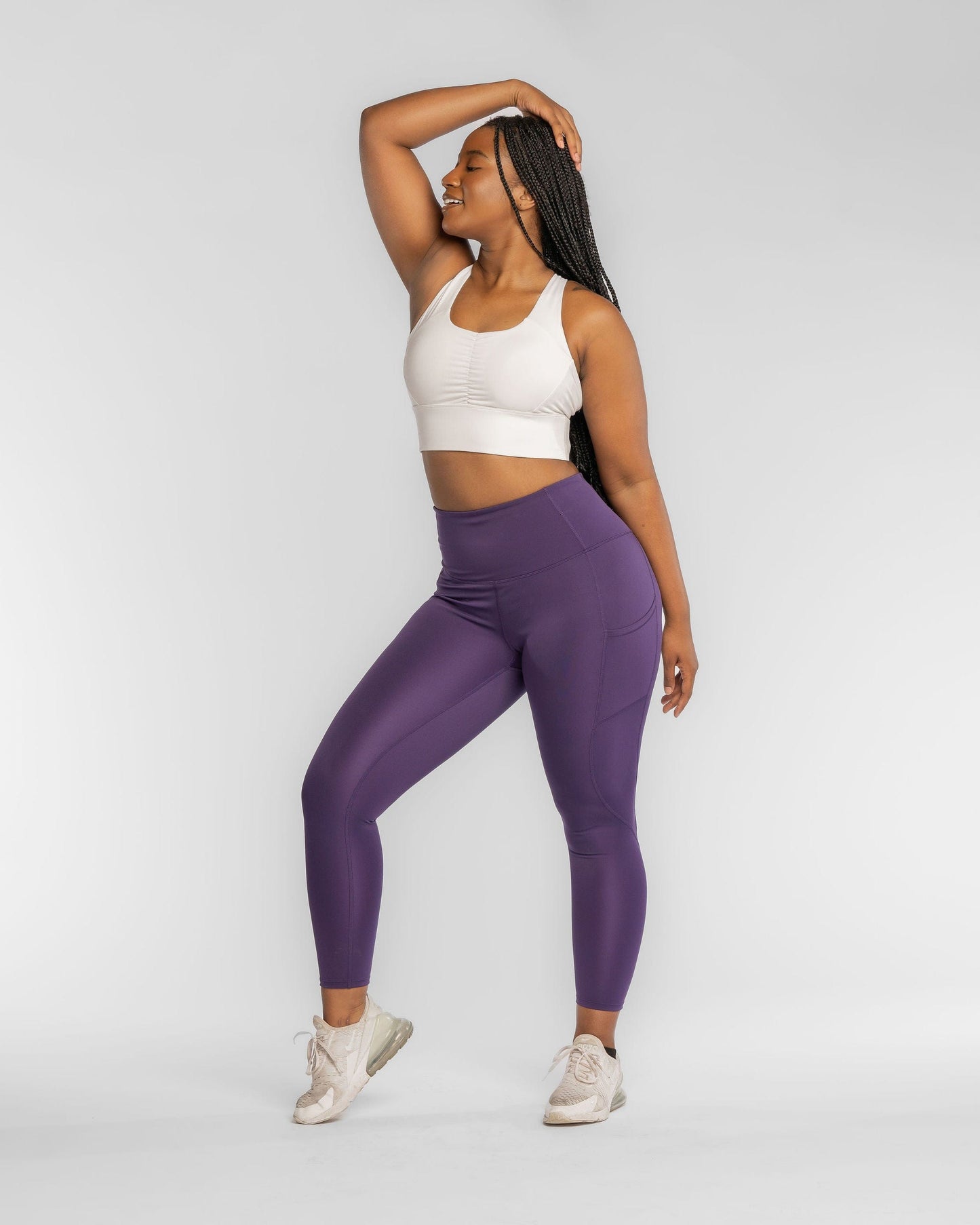 Gametime Bra – No Headlights White-3