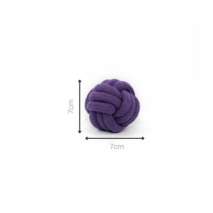 Petite Pup Rainbow Rope Ball Set-3