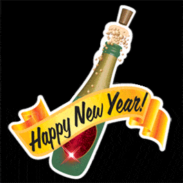 Happy New Year Necklace Flashing Body Light-0