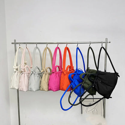 Women's Nylon Drawstring Backpack
