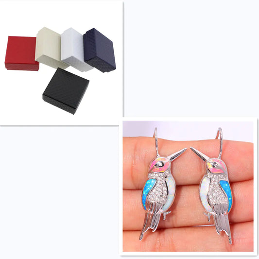 Luxury Gift Box for Vintage Colorful Earrings