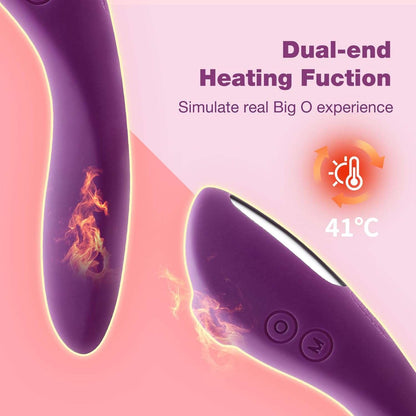 HeatWave Clitoral Suction Vibrator Dildo-3