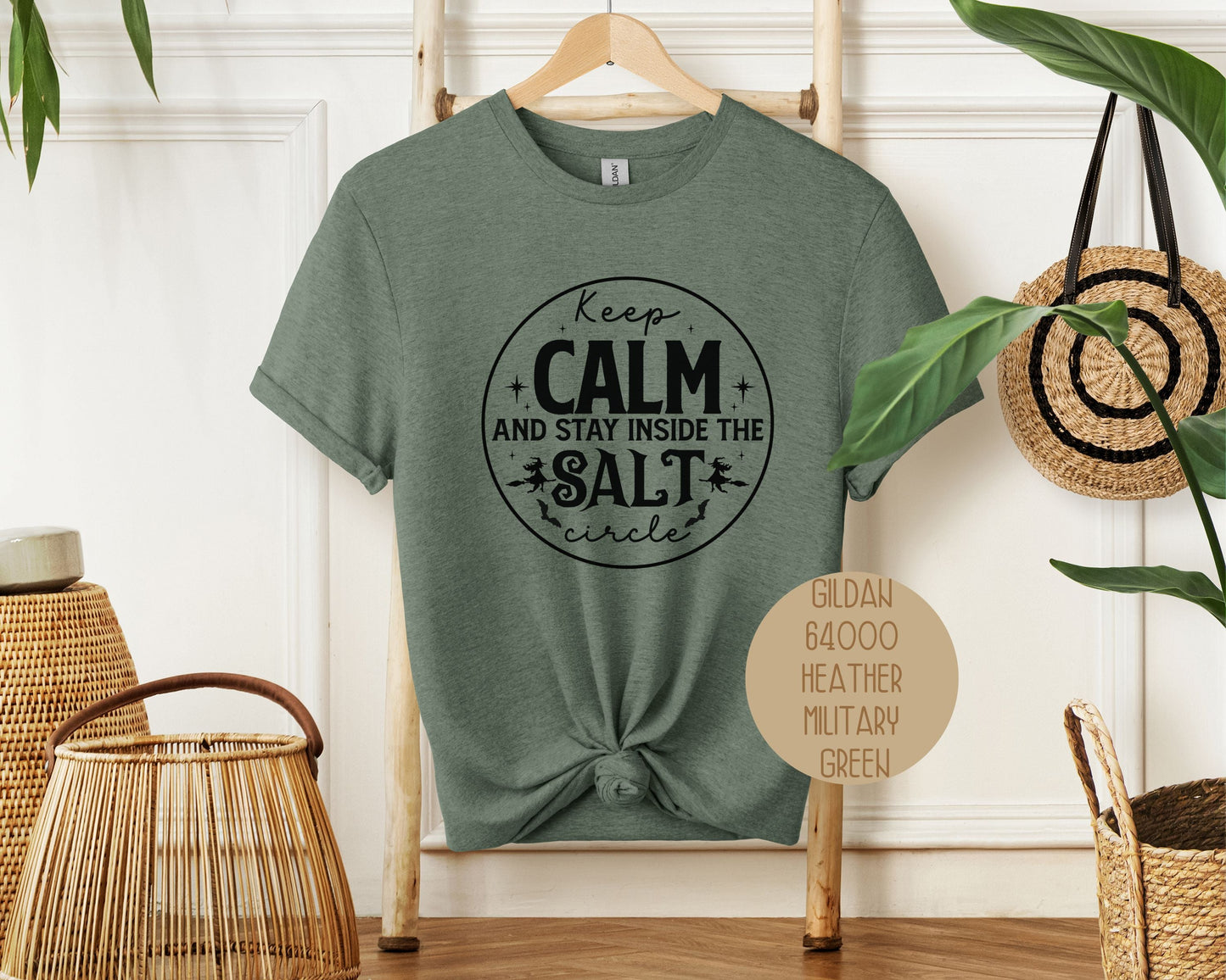 Keep Calm and Stay Inside Salt Circle Shirt-1