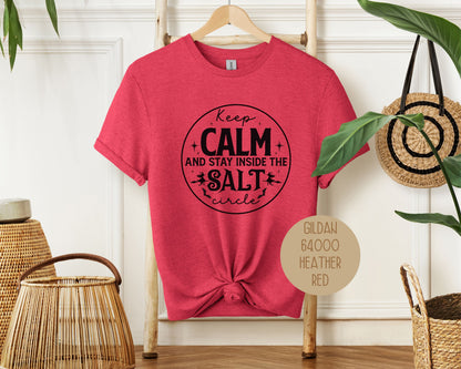 Keep Calm and Stay Inside Salt Circle Shirt-5