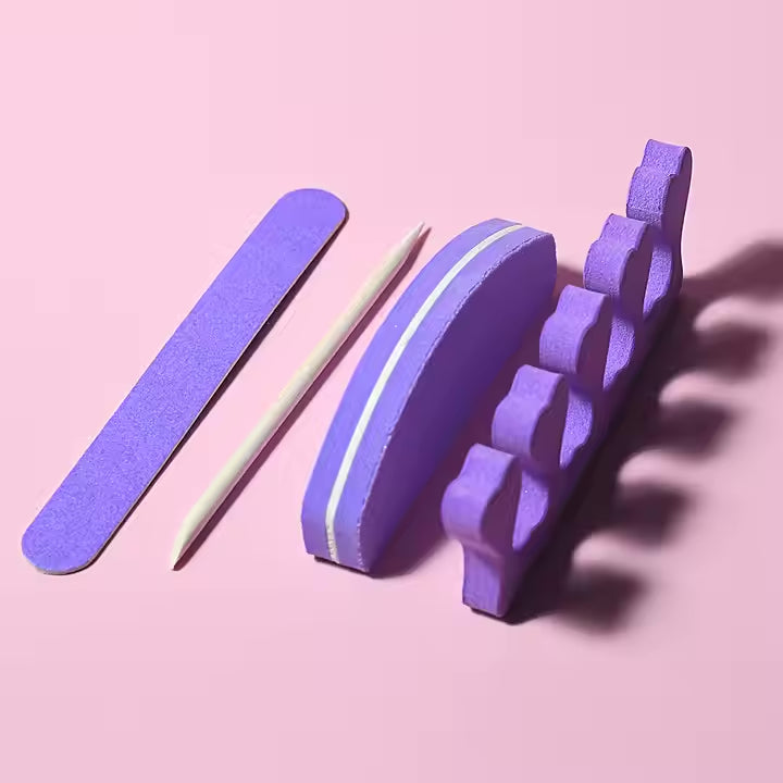 Hign Quality 4 in 1 Nail Pedicure Care Tools Disposable-1